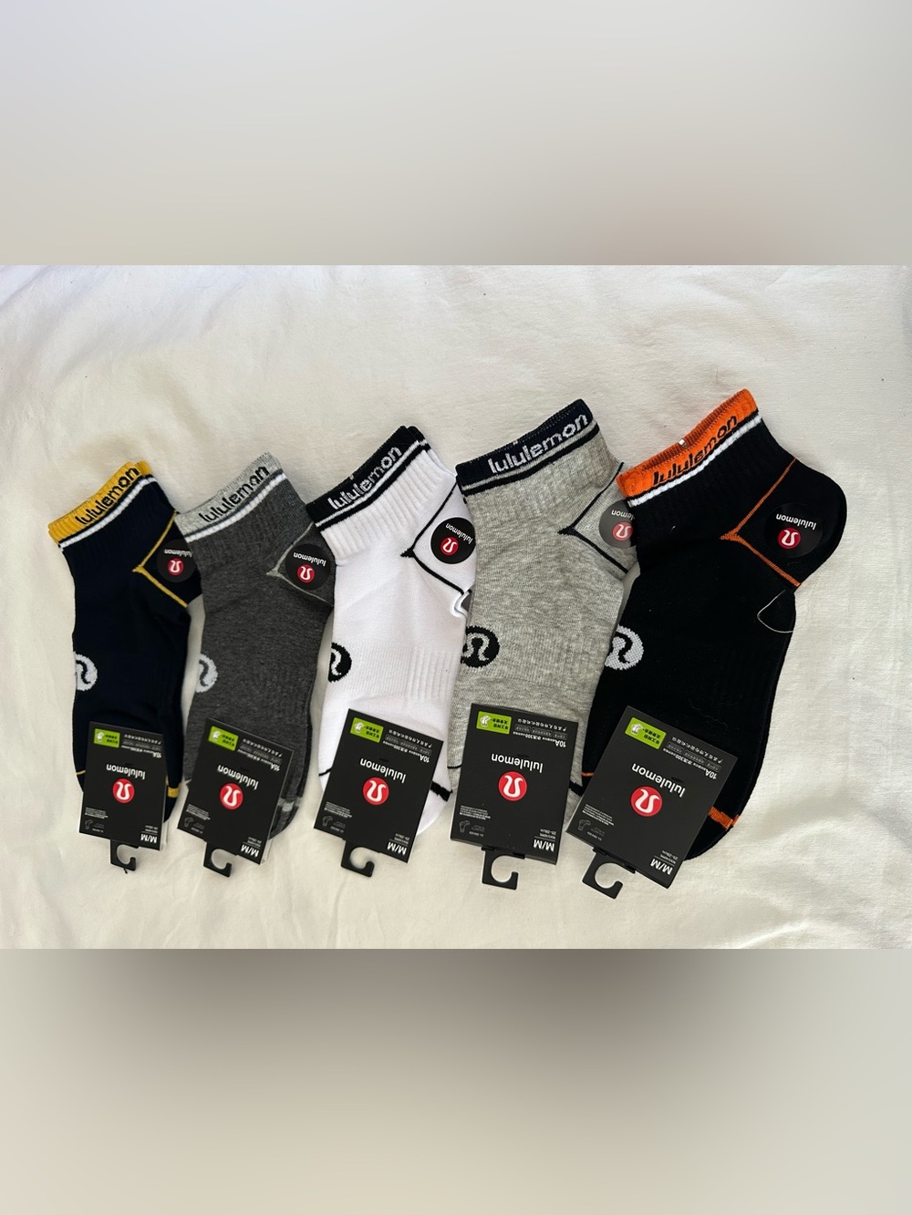 lululemon athletica Men's or women Low-Cut Athletic Socks - Pack of Mixed Colors